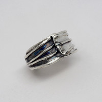 Moonlight Waves Ring