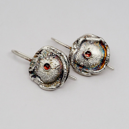 Garnet Glow Earrings