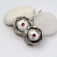Garnet Glow Earrings
