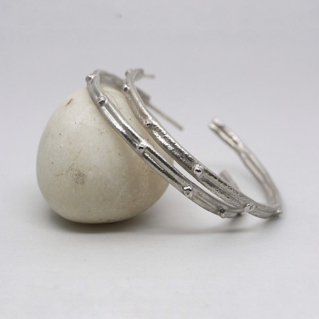 Hoop Stud Earrings