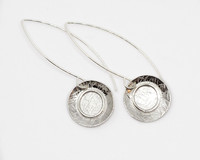 Long Silver Earrings