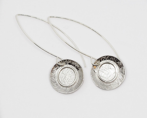 Long Silver Earrings